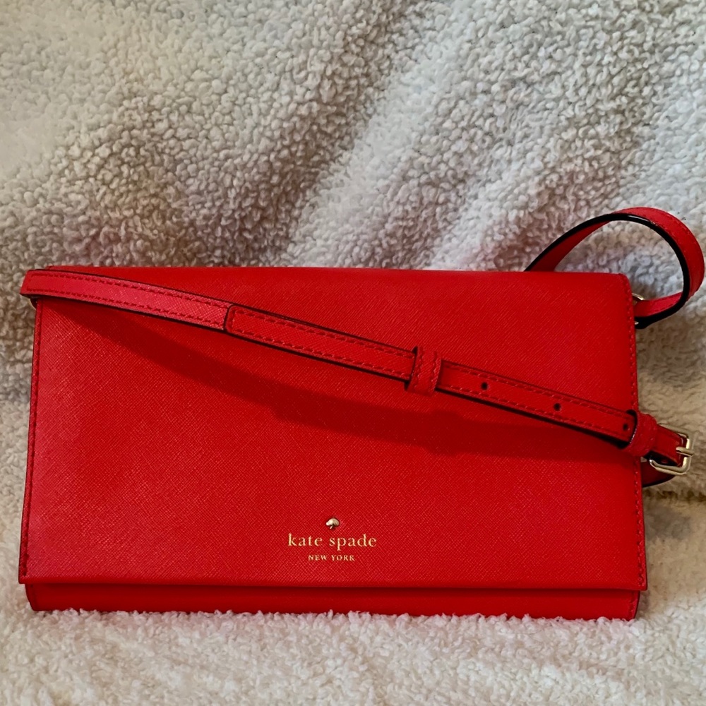 Leather Kate Spade Crossbody/Clutch